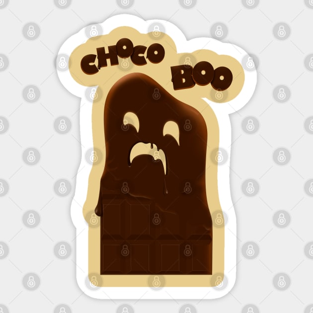 CHOCO BOO Sticker by Abrek Art